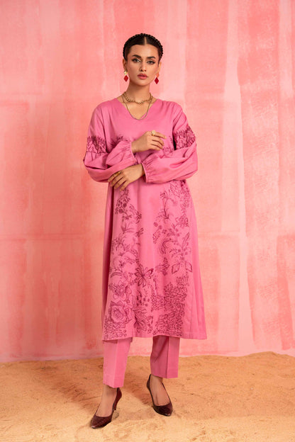 Nishat Linen - 2 Piece - Dyed Embroidered Suit - 42303248