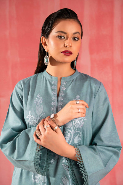 Nishat Linen - 2 Piece - Dyed Embroidered Suit - 42303251