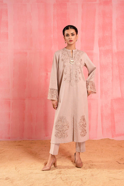 Nishat Linen - 2 Piece - Dyed Embroidered Suit - 42303253