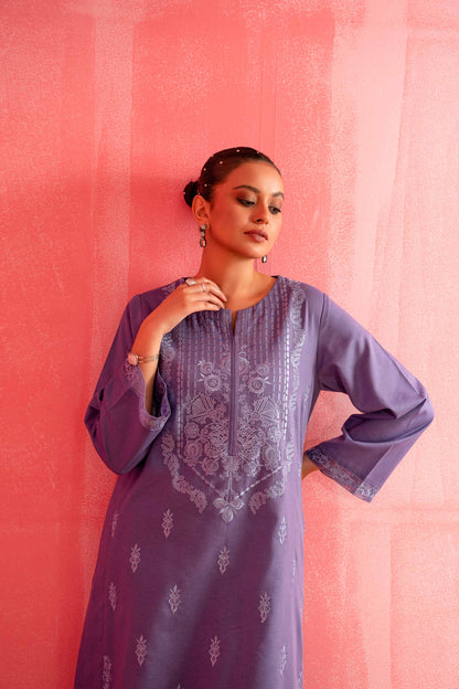 Nishat Linen - 2 Piece - Dyed Embroidered Suit - 42303256