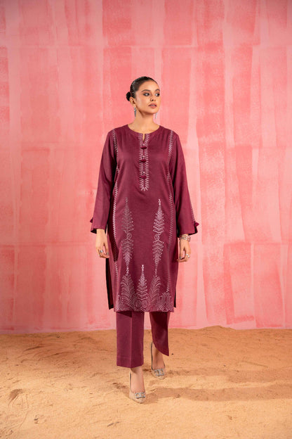 Nishat Linen - 2 Piece - Dyed Embroidered Suit - 42303257