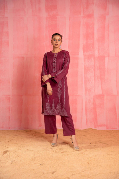 Nishat Linen - 2 Piece - Dyed Embroidered Suit - 42303257