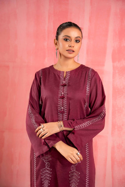 Nishat Linen - 2 Piece - Dyed Embroidered Suit - 42303257