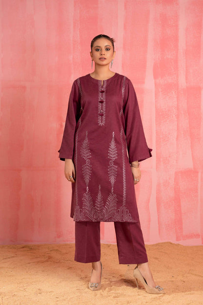 Nishat Linen - 2 Piece - Dyed Embroidered Suit - 42303257