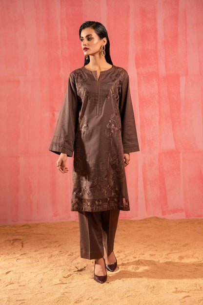 Nishat Linen - 2 Piece - Dyed Embroidered Suit - 42303259