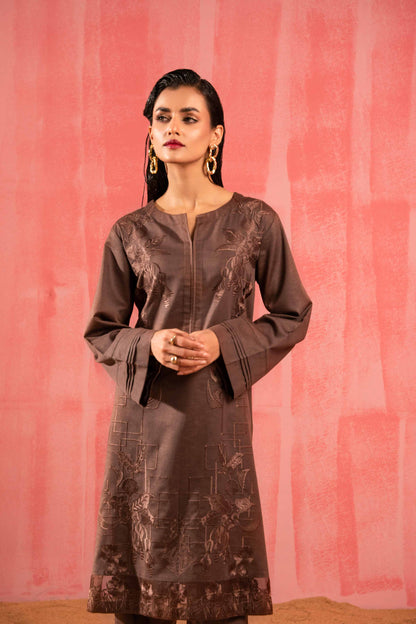 Nishat Linen - 2 Piece - Dyed Embroidered Suit - 42303259