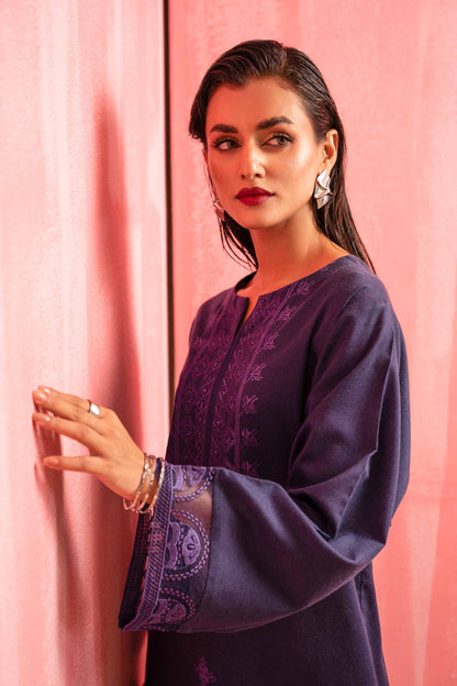 Nishat Linen - 2 Piece - Dyed Embroidered Suit - 42303260