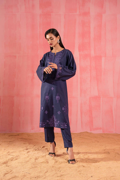 Nishat Linen - 2 Piece - Dyed Embroidered Suit - 42303260