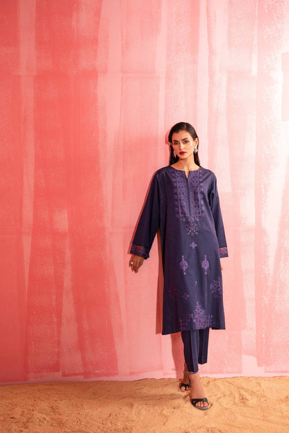 Nishat Linen - 2 Piece - Dyed Embroidered Suit - 42303260