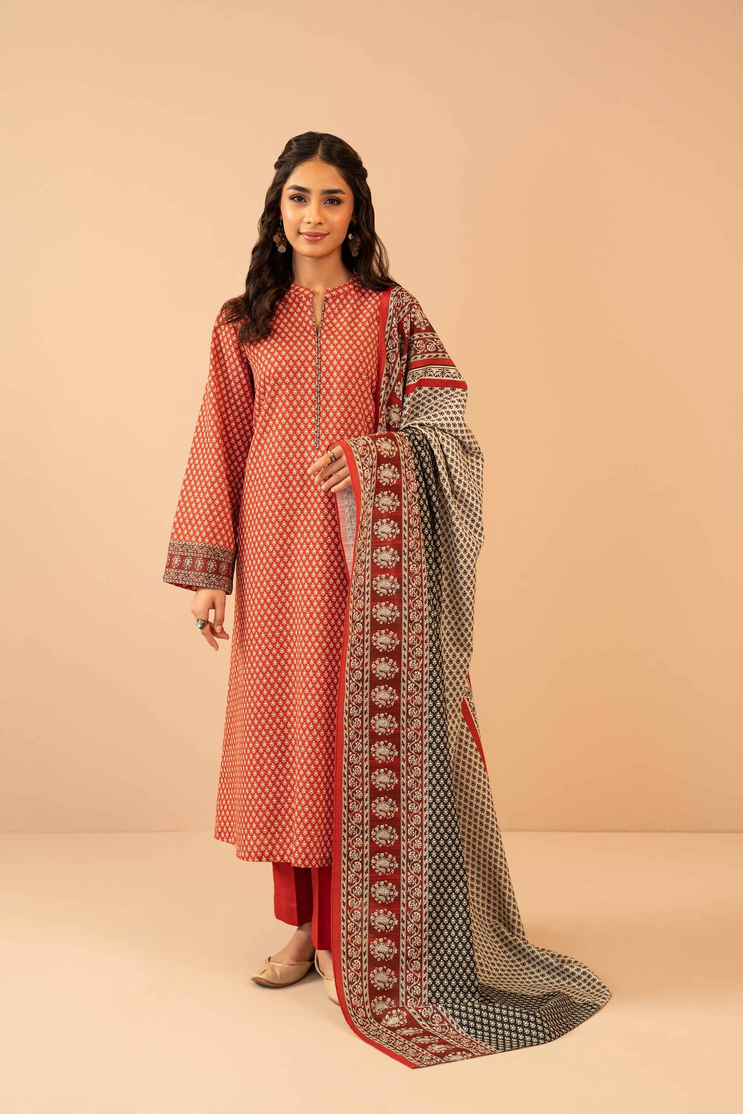 Nishat Linen - 3 Piece - Printed Suit - 42303272