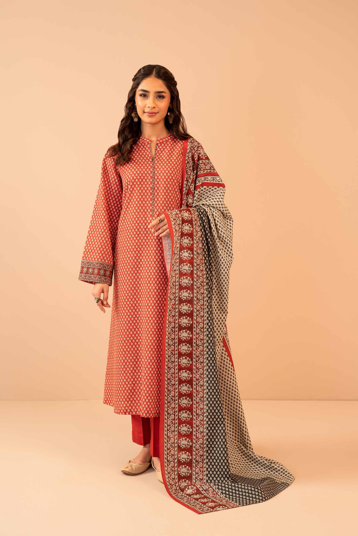 Nishat Linen - 3 Piece - Printed Suit - 42303272