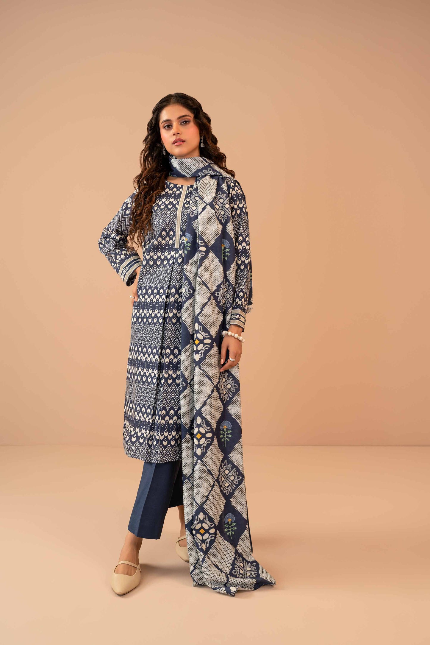 Nishat Linen - 3 Piece - Printed Suit - 42303275