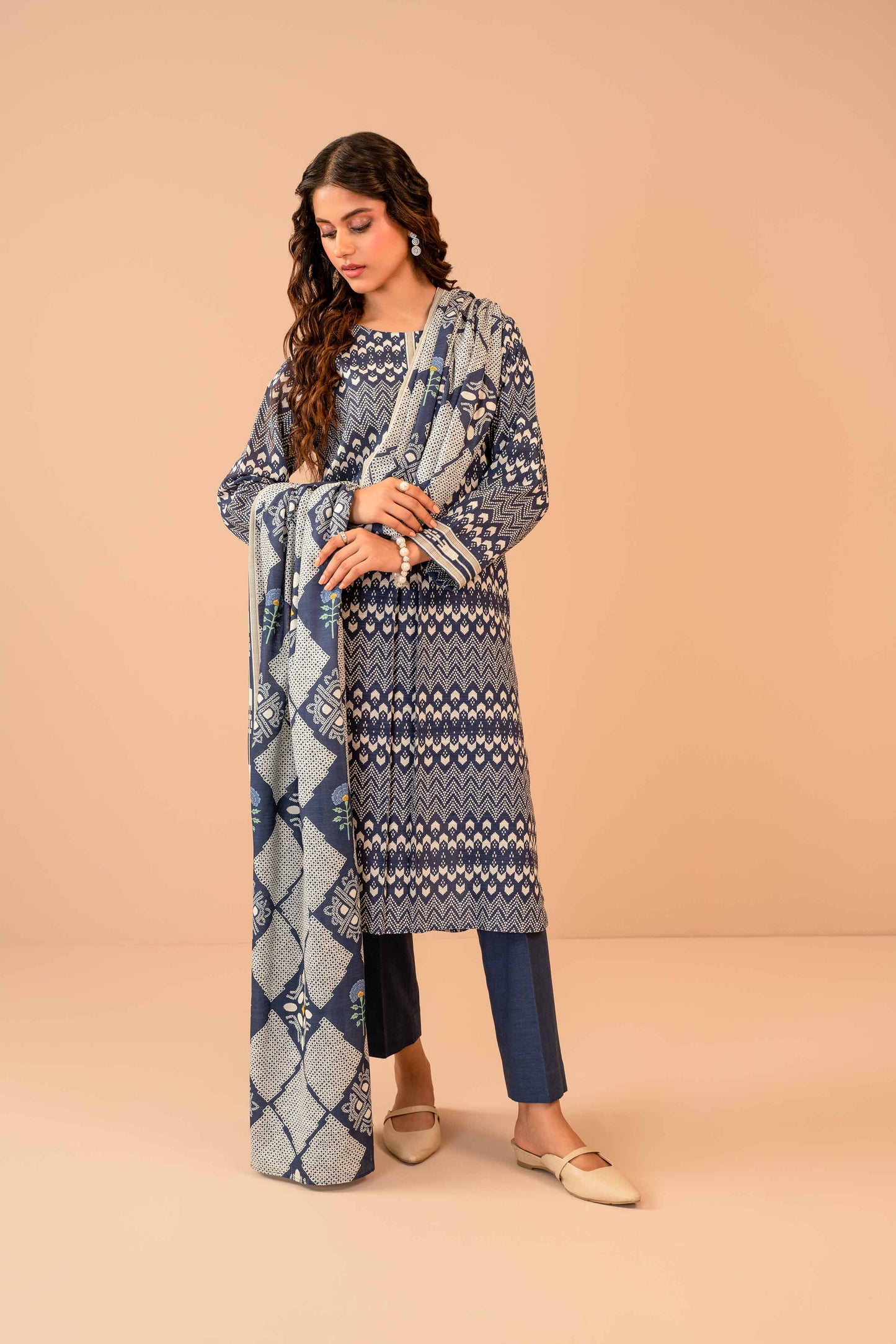 Nishat Linen - 3 Piece - Printed Suit - 42303275