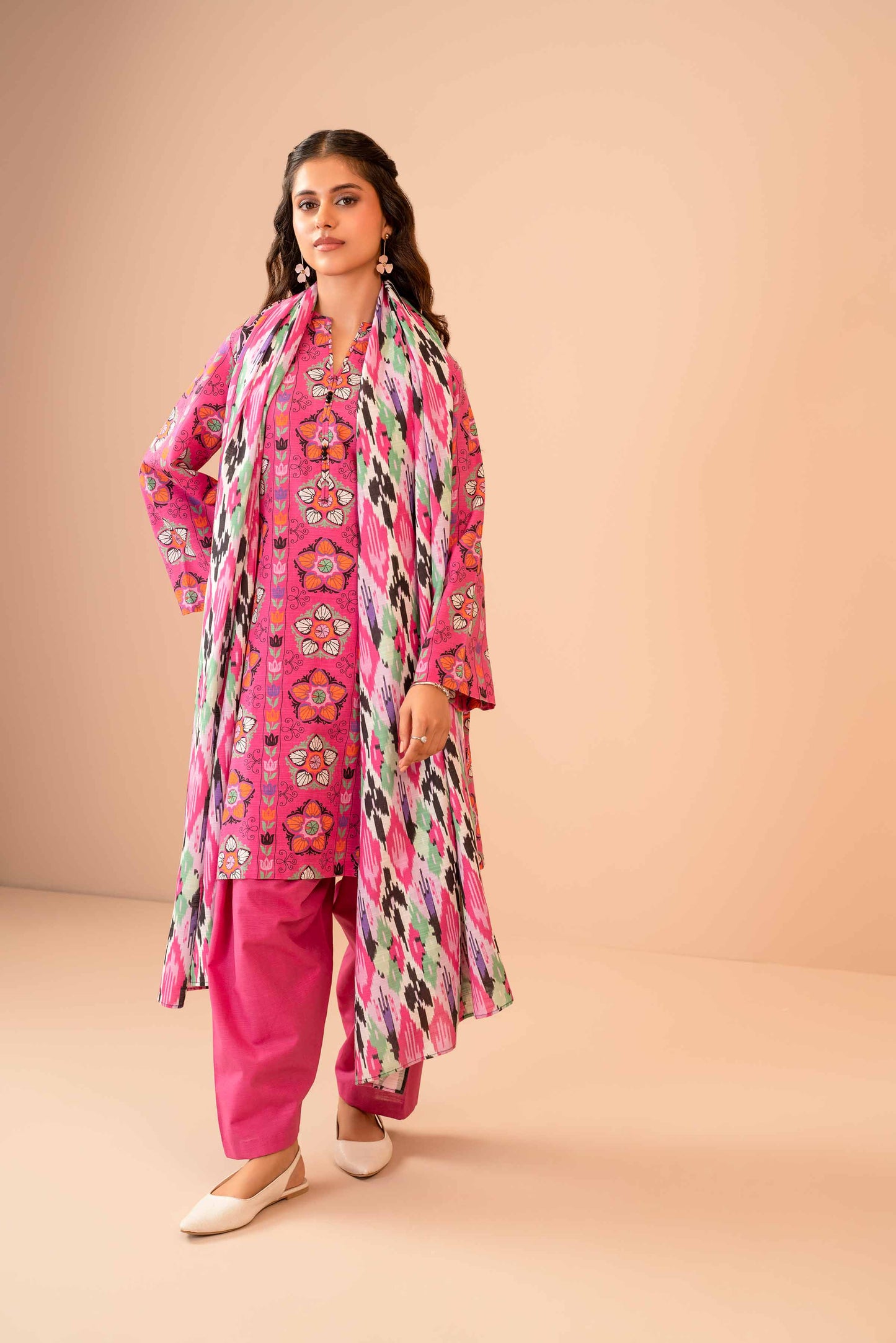 Nishat Linen - 3 Piece - Printed Suit - 42303276