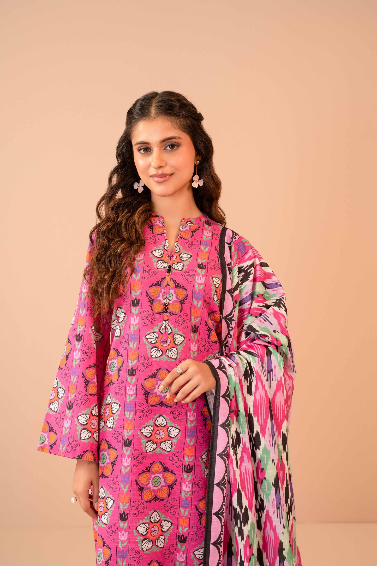 Nishat Linen - 3 Piece - Printed Suit - 42303276