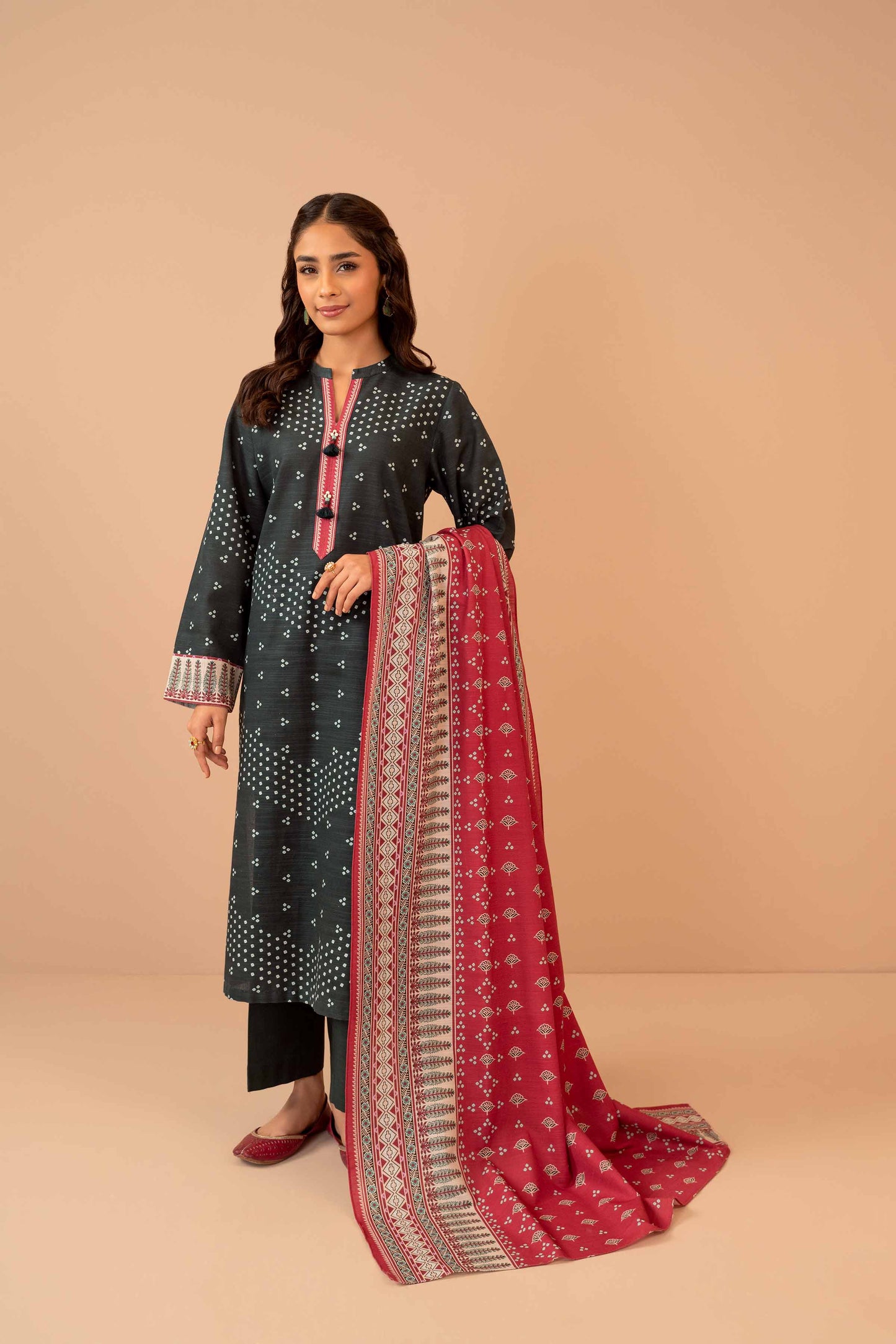 Nishat Linen - 3 Piece - Printed Suit - 42303281