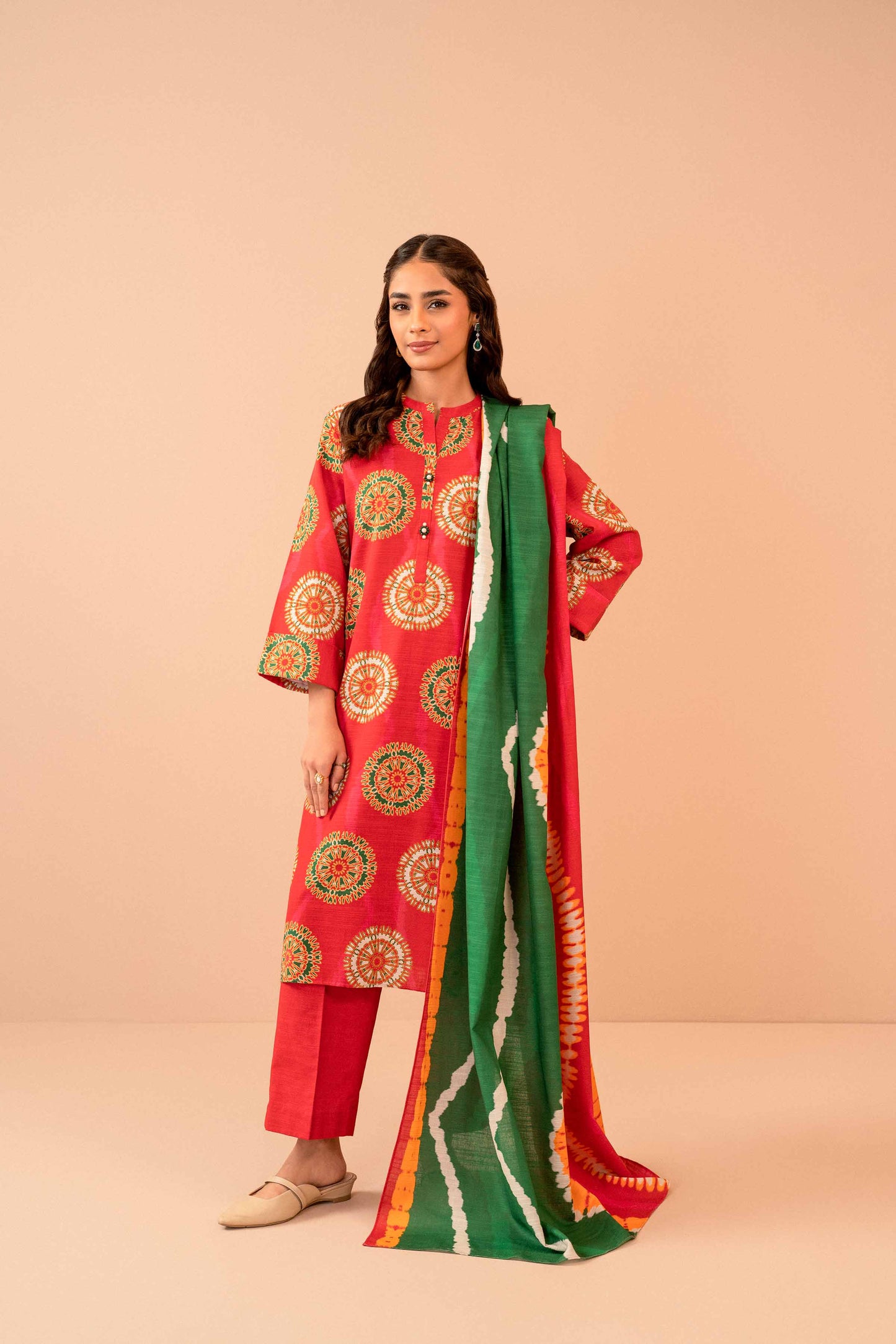 Nishat Linen - 3 Piece - Printed Suit - 42303282