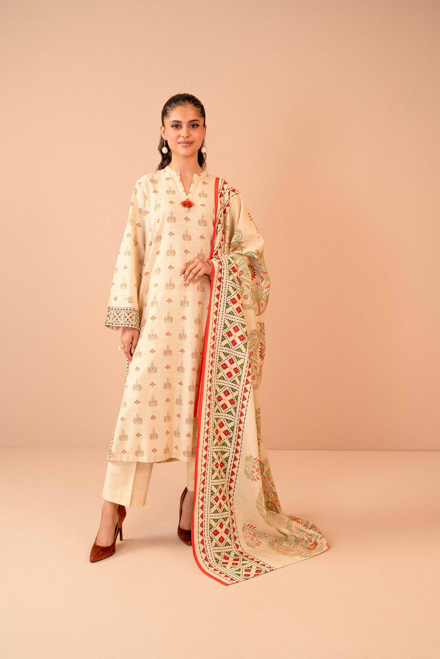 Nishat Linen - 3 Piece - Printed Suit - 42303283