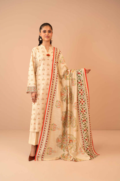 Nishat Linen - 3 Piece - Printed Suit - 42303283