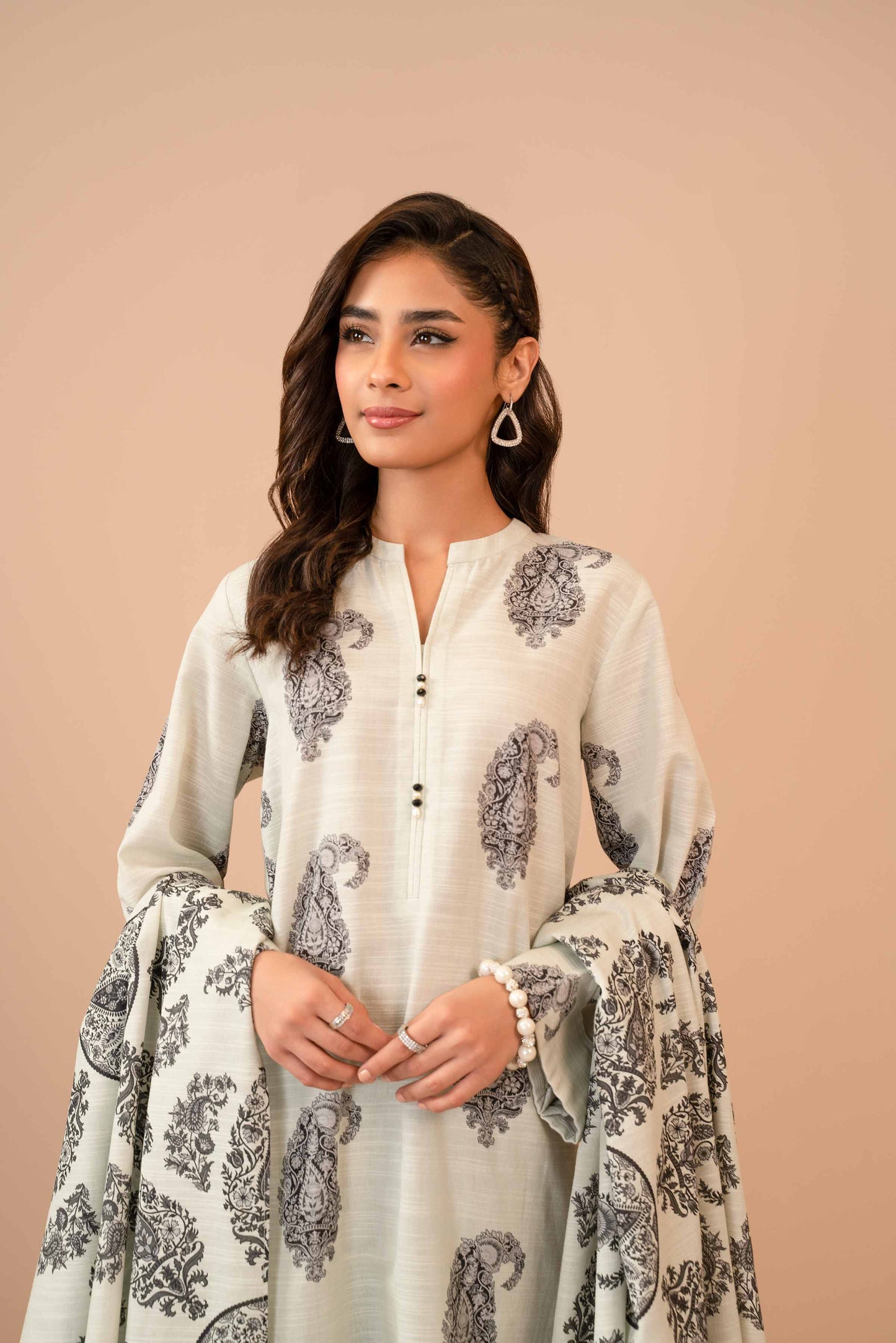 Nishat Linen - 3 Piece - Printed Suit - 42303286