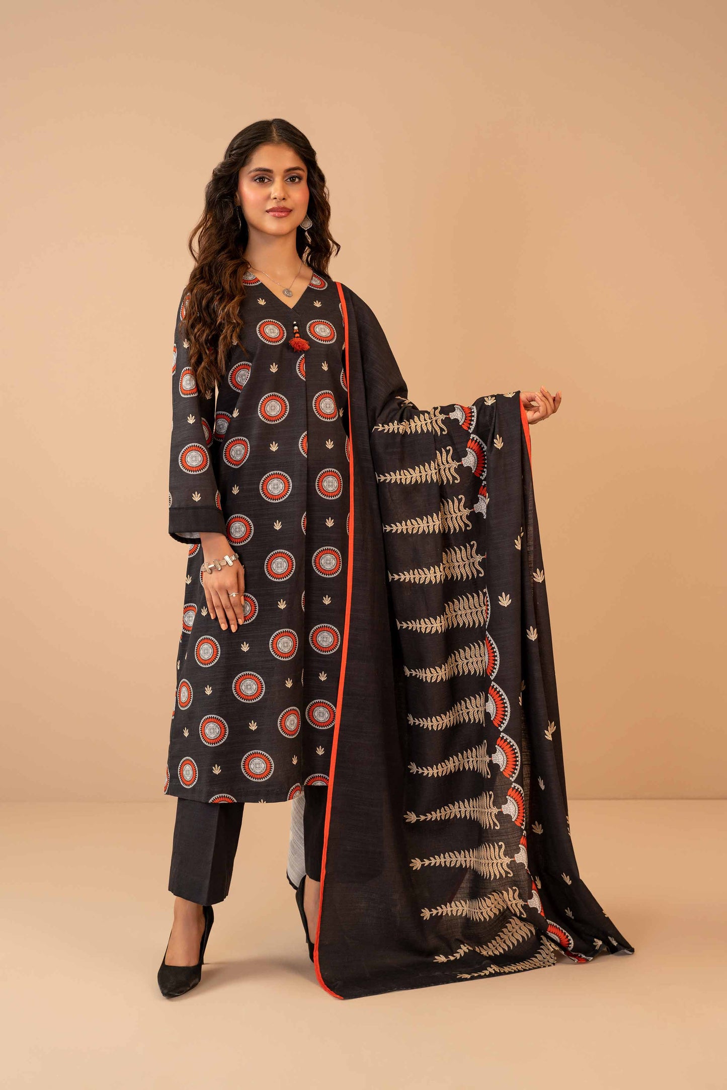 Nishat Linen - 3 Piece - Printed Suit - 42303288