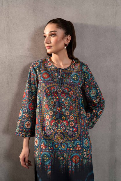 Nishat Linen - 2 Piece - Digital Printed Embroidered Suit - 42303291