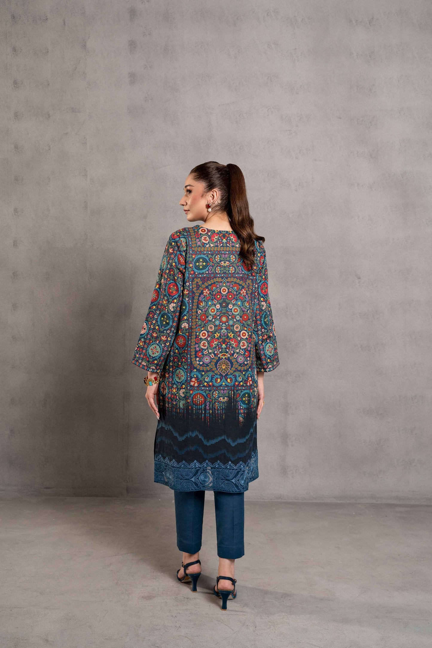 Nishat Linen - 2 Piece - Digital Printed Embroidered Suit - 42303291