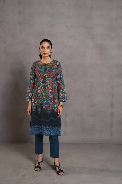 Nishat Linen - 2 Piece - Digital Printed Embroidered Suit - 42303291