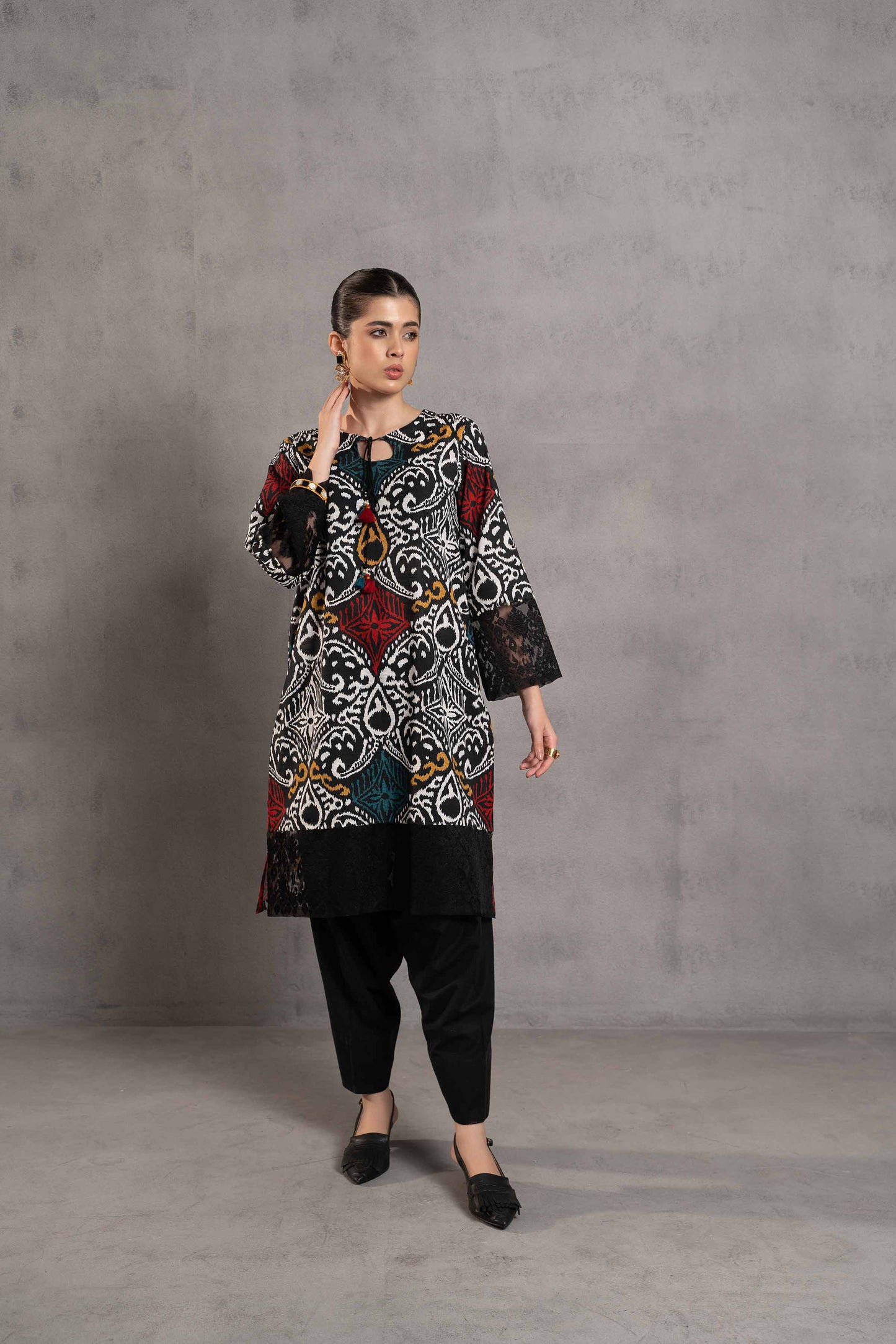 Nishat Linen - 2 Piece - Digital Printed Embroidered Suit - 42303293