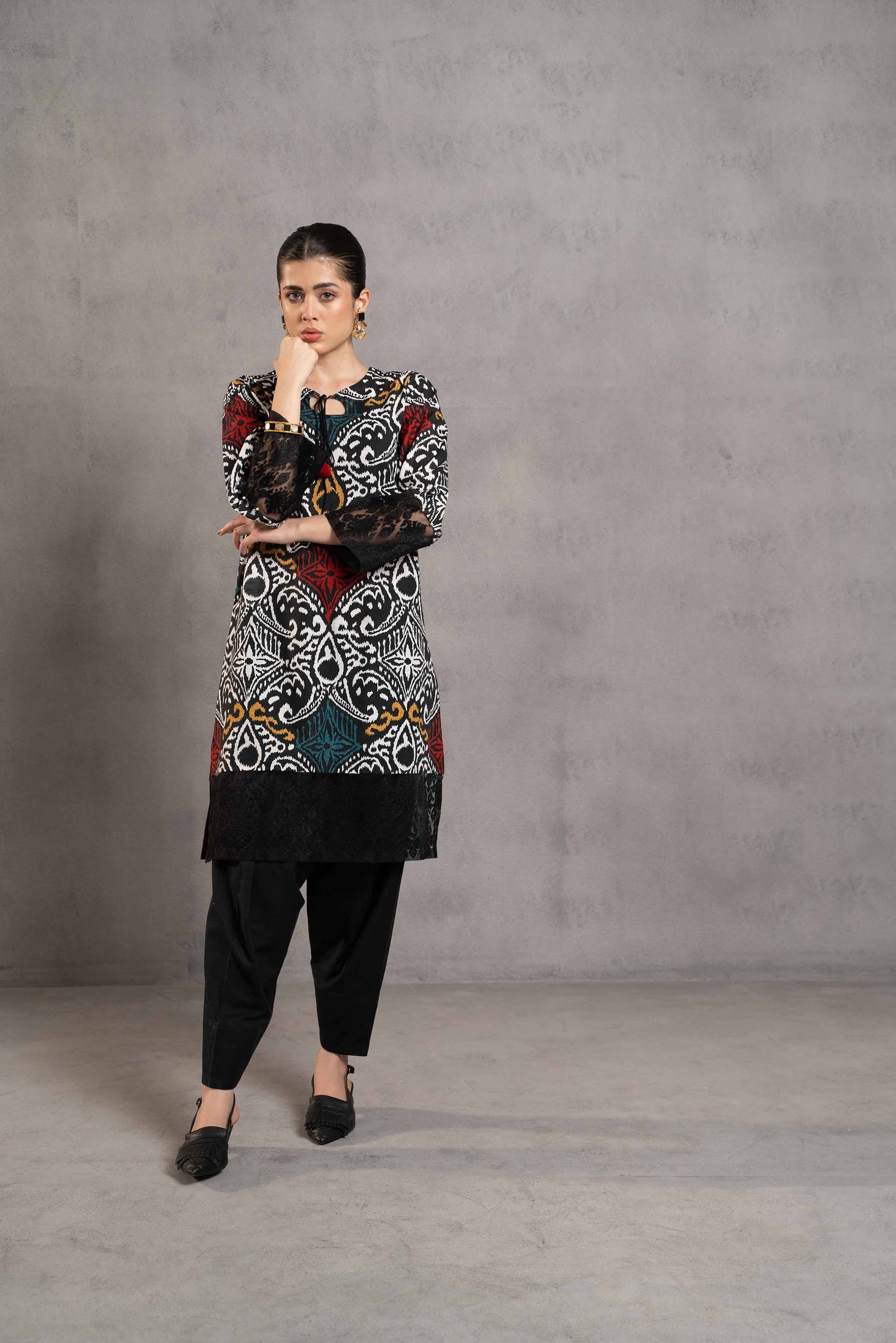 Nishat Linen - 2 Piece - Digital Printed Embroidered Suit - 42303293