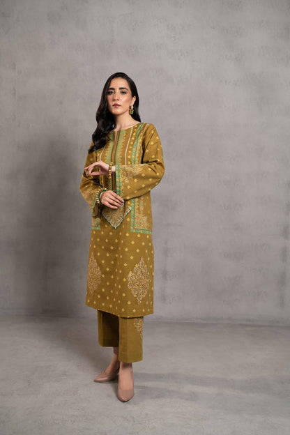 Nishat Linen - 2 Piece - Digital Printed Embroidered Suit - 42303295