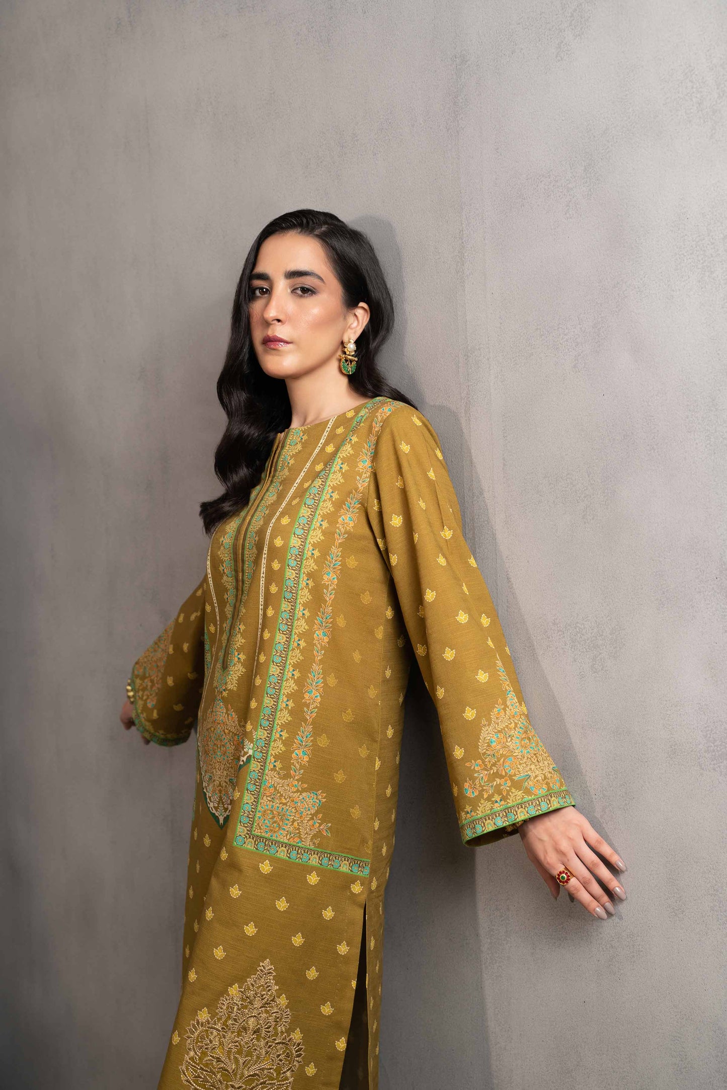 Nishat Linen - 2 Piece - Digital Printed Embroidered Suit - 42303295