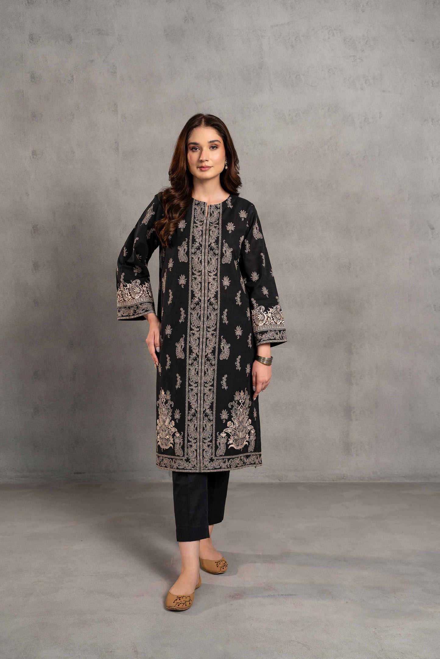 Nishat Linen - 2 Piece - Digital Printed Embroidered Suit - 42303297