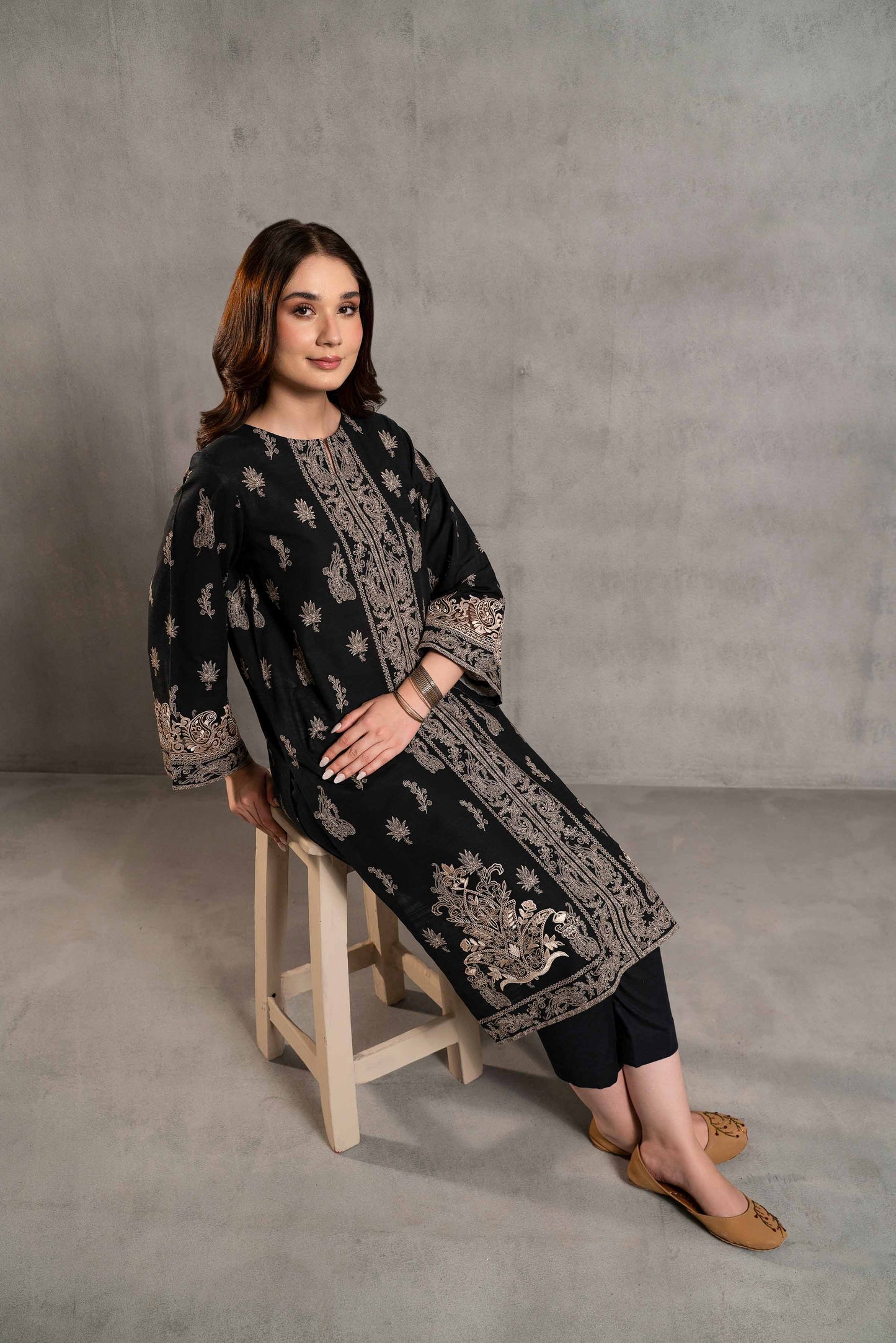 Nishat Linen - 2 Piece - Digital Printed Embroidered Suit - 42303297