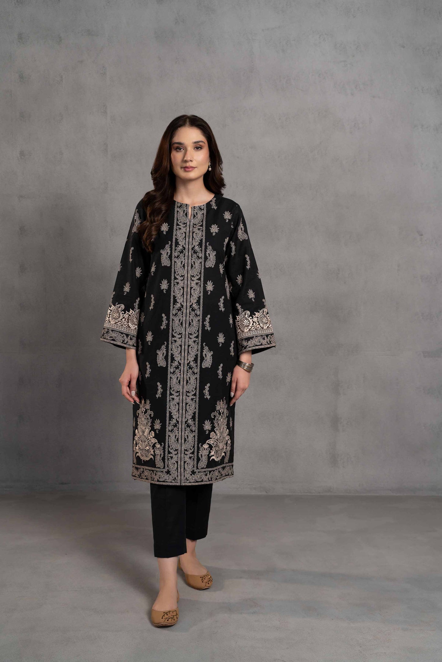 Nishat Linen - 2 Piece - Digital Printed Embroidered Suit - 42303297