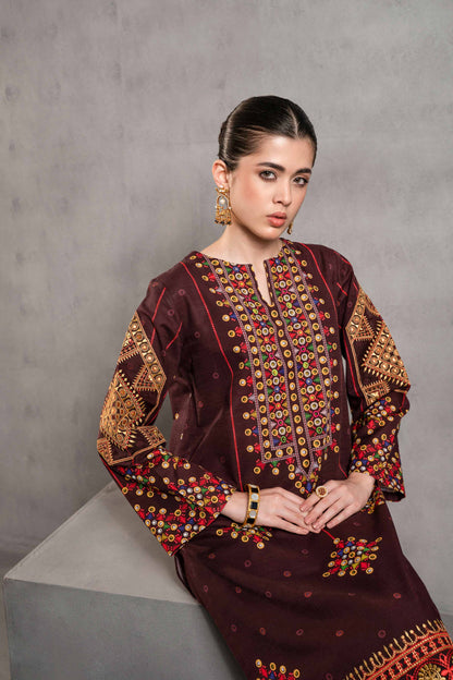 Nishat Linen - 2 Piece - Digital Printed Embroidered Suit - 42303298