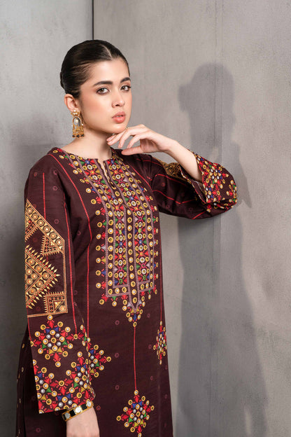 Nishat Linen - 2 Piece - Digital Printed Embroidered Suit - 42303298