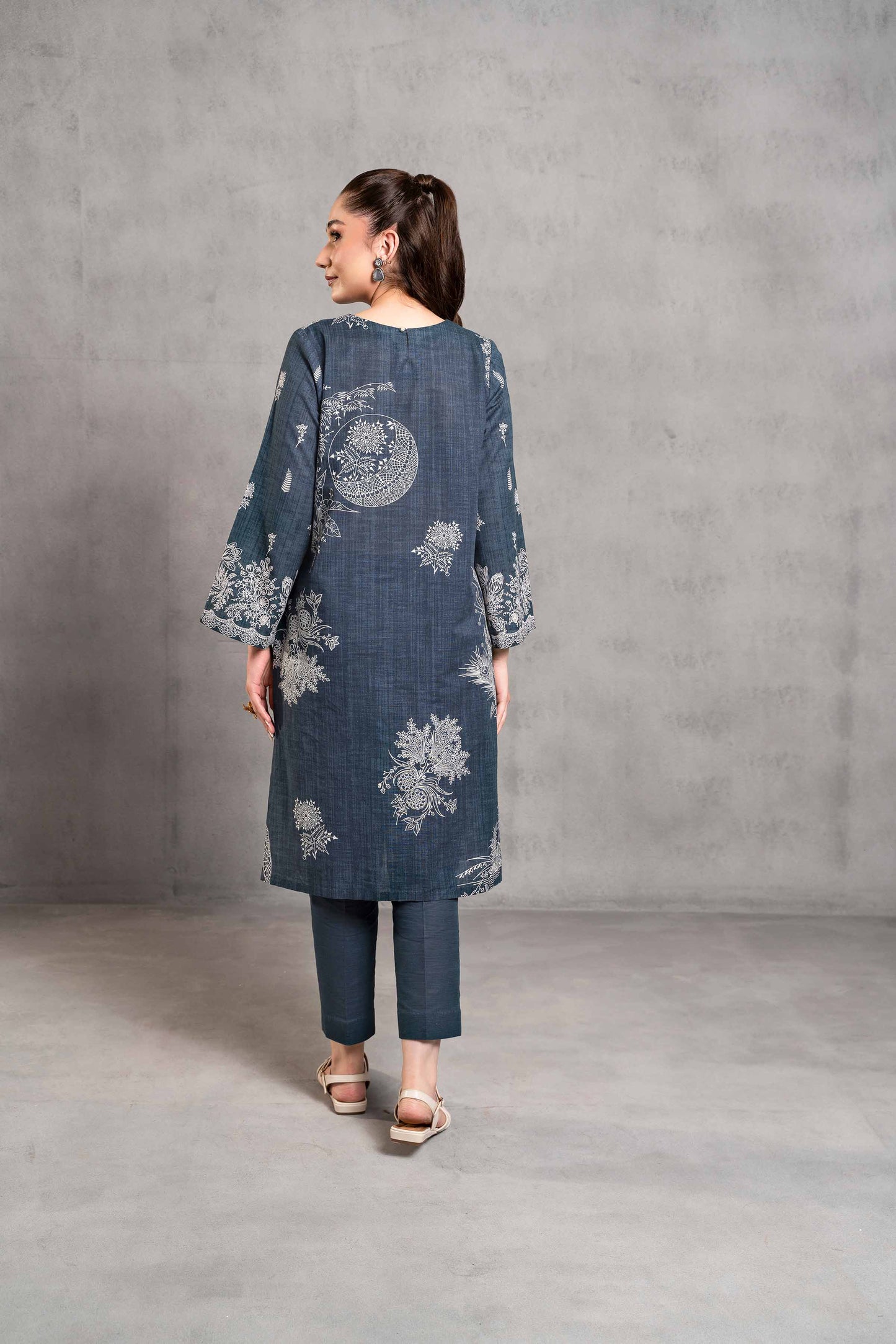 Nishat Linen - 2 Piece - Digital Printed Embroidered Suit - 42303300