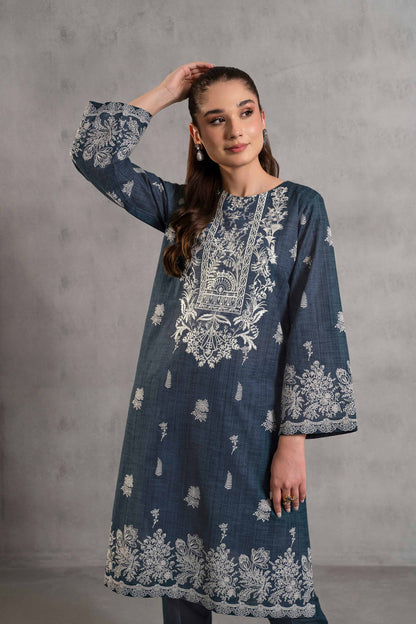 Nishat Linen - 2 Piece - Digital Printed Embroidered Suit - 42303300