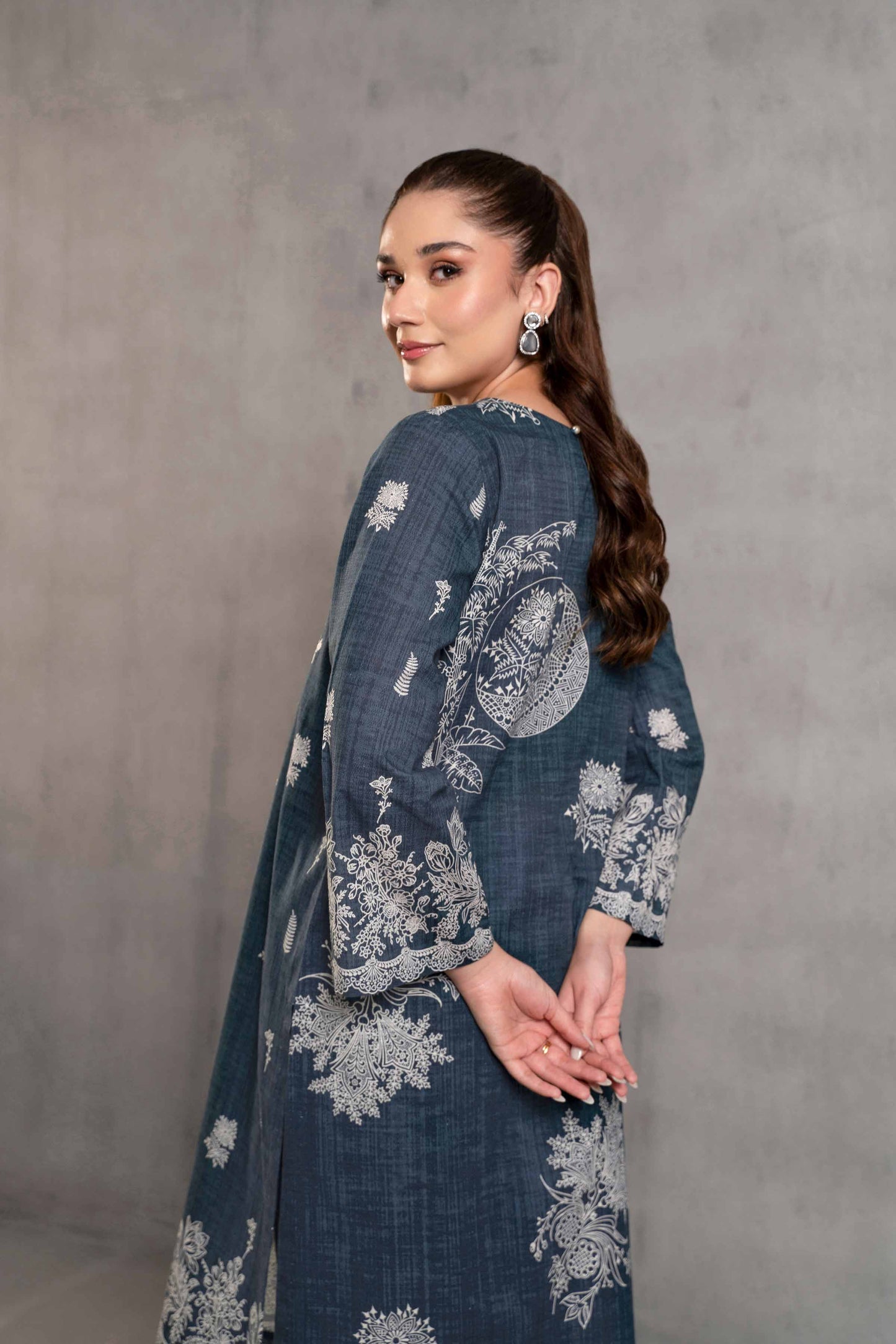 Nishat Linen - 2 Piece - Digital Printed Embroidered Suit - 42303300