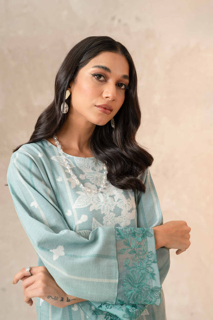 Nishat Linen - 2 Piece - Printed Embroidered Suit - 42303311