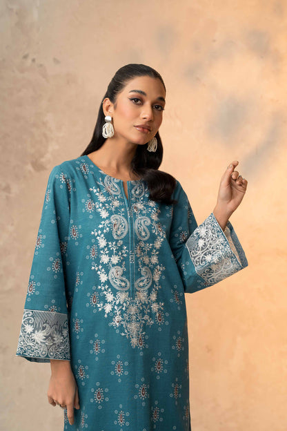 Nishat Linen - 2 Piece - Printed Embroidered Suit - 42303313