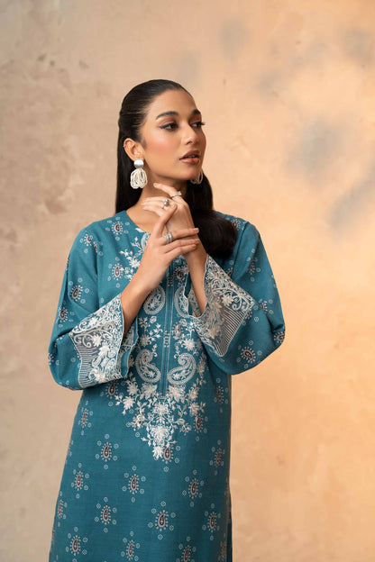 Nishat Linen - 2 Piece - Printed Embroidered Suit - 42303313