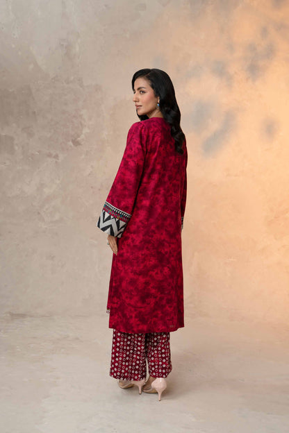 Nishat Linen - 2 Piece - Printed Embroidered Suit - 42303314