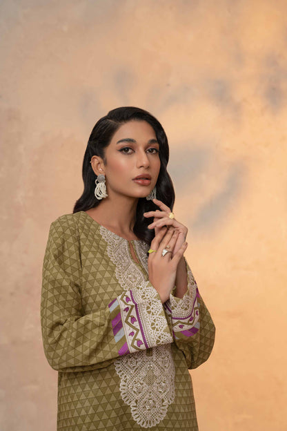 Nishat Linen - 2 Piece - Printed Embroidered Suit - 42303315