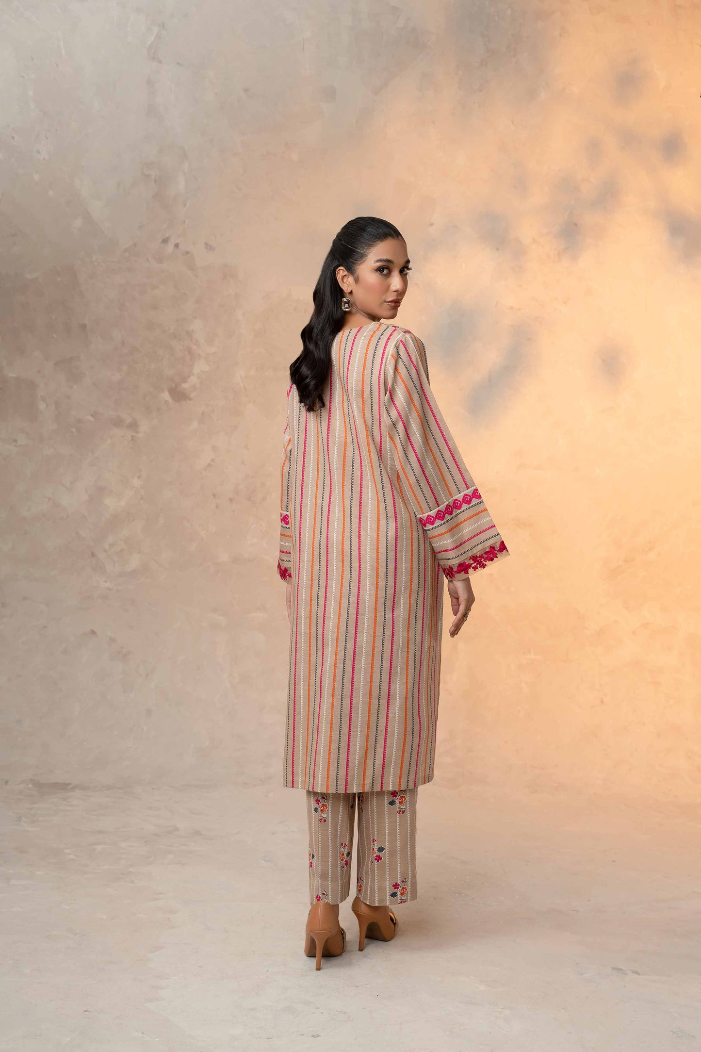 Nishat Linen - 2 Piece - Printed Embroidered Suit - 42303316