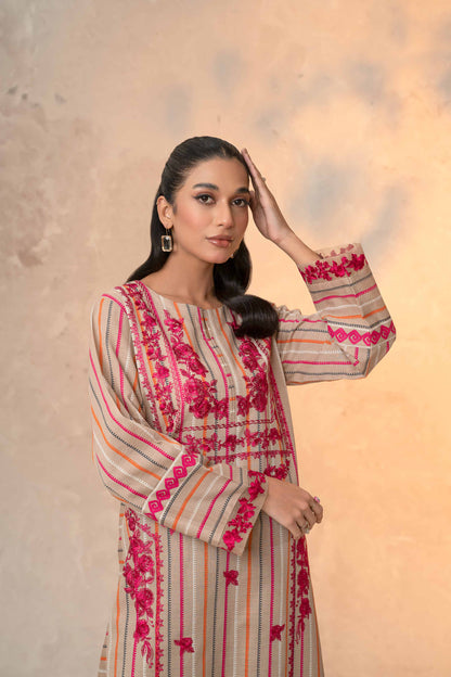 Nishat Linen - 2 Piece - Printed Embroidered Suit - 42303316