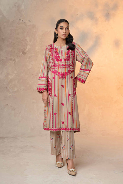 Nishat Linen - 2 Piece - Printed Embroidered Suit - 42303316