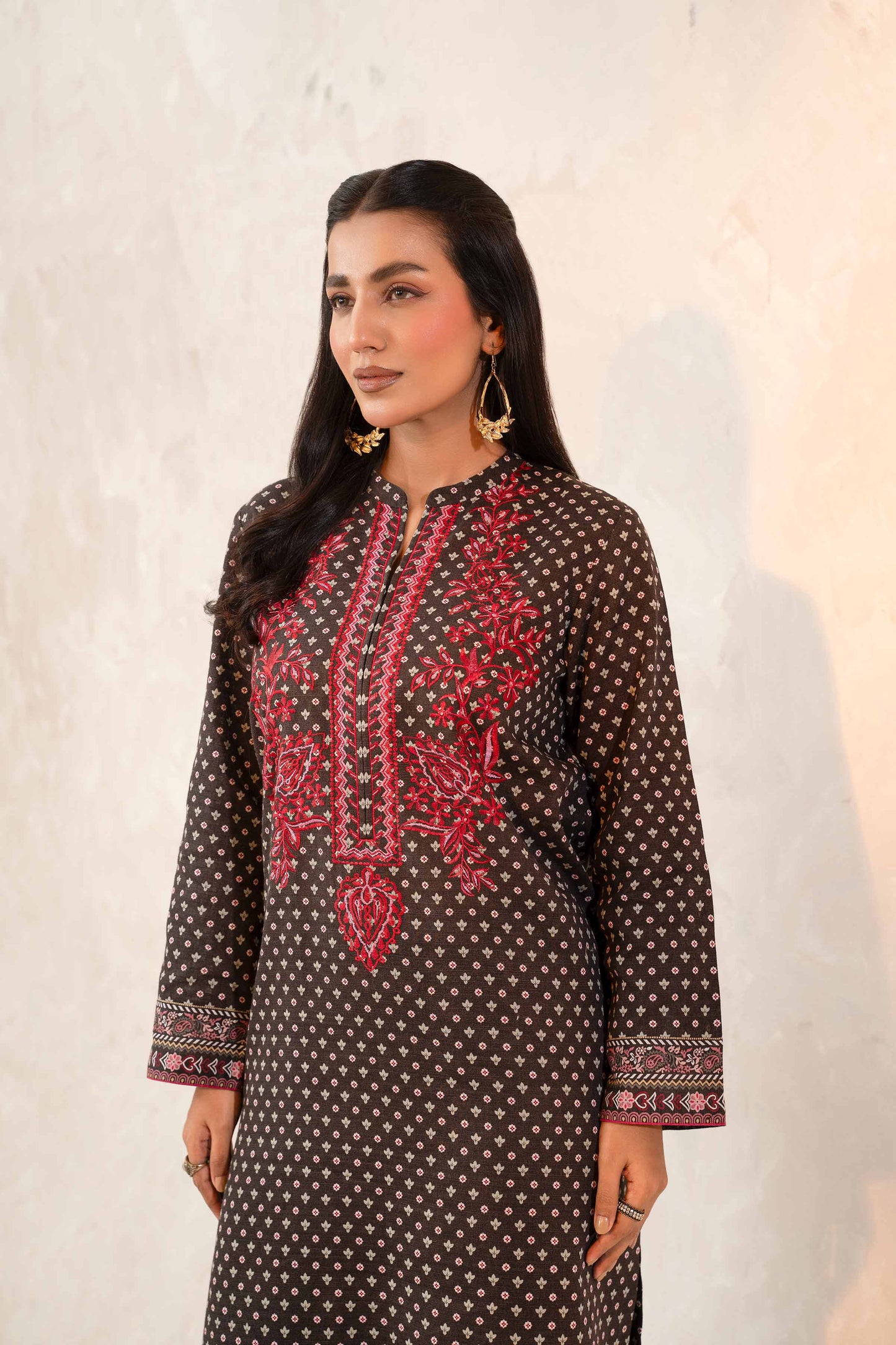 Nishat Linen - 2 Piece - Printed Embroidered Suit - 42303317