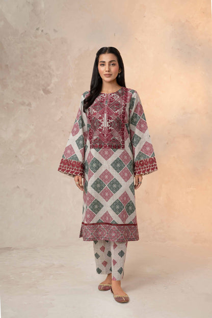 Nishat Linen - 2 Piece - Printed Embroidered Suit - 42303318